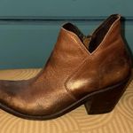 Liberty Black Copper/bronze Cracked Metallic Booties leather made in Mexico Brown Size 8 Photo 7