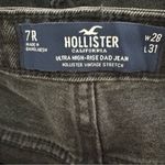 Hollister  Ultra High Rise Dad Jeans‎ color Block Size 7R Photo 8