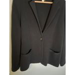 J.Crew Women's Schoolboy Sweater Blazer Knit Black Size Large Petite Classic Photo 5