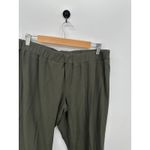 Eileen Fisher  Womens Olive Green Cropped Pull On Pants Size XL Casual Lounge Photo 4