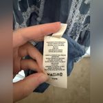 Anthropologie  Maeve Ariadne Embroidered Maxi Skirt Chambray Denim Skirt Small Photo 8