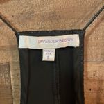 Lavender Brown Black Faux Suede Snakeskin Strappy Tank Top Photo 1