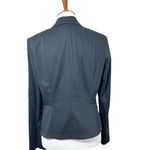 Magaschoni M-A-G  Black Cotton Blazer Size 8 Photo 4