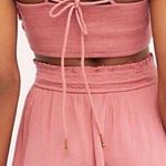 Free People  Pink Lace Cutout Mini Dress Size Small Photo 1