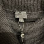 Talbots  Sweater Dress Long Sleeve Cowl Neck Merino Wool Blend Black SIze Medium Photo 3