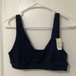 Aerie Offline by Womens Recharge Least Support Blue Terry Cloth Bralette Small Photo 4