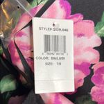 B Darlin  Black and Pink Sequin Halter Prom Dress Photo 11