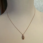 Women's Gold Tone Necklace 1/20 14k GF Praying Hands Cross Beautiful Gold Silver Photo 1