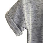 J.Jill Blue Heathered Short Cuffed Sleeve Cotton Blend Sweatshirt Women Sz XSP Photo 1