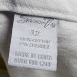 7 For All Mankind White Jeans with Embroidered Back Pockets Photo 7