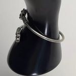 NATIVE AMERICAN 925 STERLING SILVER Navajo Stamped BRACELET Pink/Ruby Purple Photo 6