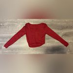Urban Nation Long Sleeve Red Top Shirt Juniors Size XL Bow Stretch NWT Cute Photo 8