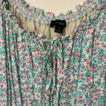 J.Crew Puff-sleeve midi dress in floral 🩵 Photo 3