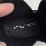 Toms  EVERLY BLACK NUBUCK LEATHER SPLIT TOP ANKLE HEELED BOOTS WOMENS 11 Photo 12