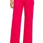 Loft NWT Women's Pink Casual High Rise Regular Fit Wide Leg Denim Jeans 31 Photo 0