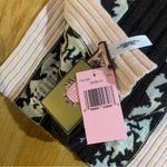 Juicy Couture  Pam Gela Scottie Dog Wool Scarf Pink White Brown New With Tags Photo 5