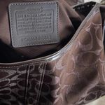 Coach Vintage H0868-F12852 Dark Brown Sparkly Signature Women’s Bag Crossbody Photo 13