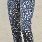 Driftwood ‎ Jackie Grey Cheetah Print Jeans Size 26 Photo 0