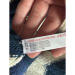 Free People Atlas Swearer Dress Pullover Small Blue White Maroon Side Slit Boho Photo 5