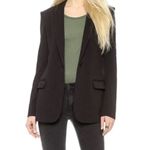 Norma Kamali Revolve  Boyfriend Jacket Oversized Blazer Black size 8 $289 Photo 2