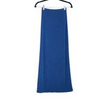 Princess Polly  Women's Navy Blue Linen Blend Fishtail Hem Maxi Skirt Size‎ US 0 Photo 1