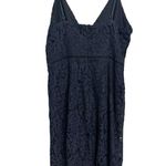 ASTR the Label Revolve Navy Lace Lined Mini Dress Sleeveless Size Small Blue Photo 3