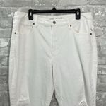 Old Navy  White High Rise O.G. Straight Jeans Photo 1