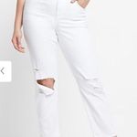 EXPRESS NWT White Boyfriend Jeans Size 6 Photo 1