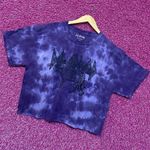 Def Leppard Animal Hystera Heavy Metal Cropped Tie Dye Large Photo 2