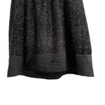 Quail Black Metallic Mini Dress Size M Photo 7