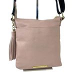 Steve Madden Bglamm Logo Embossed Blush Pink Crossbody Shoulder Bag tassel Photo 11