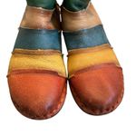 Handmade  Leather Retro Patchwork Seamed Ankle Boots, Sz EU 43 Photo 9