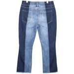 CAbi  hi-low crop two tone jeans, released hem, highwaisted size 16 plus size Photo 4