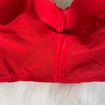Cacique Long Line Heart Detail Red Lace Women's Corset Inspired Bra Top 44DD Photo 5