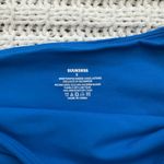 Ruched One Shoulder Long Sleeve top Blue Photo 1