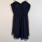 Hailey Logan  Black Strapless Y2K Flutter Mini Dress Womens 6 Prom Whimsigoth Photo 11