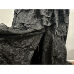 Jovani Embroidered Tiered Ballgown with Slit in black Sz 6 NEW Photo 2