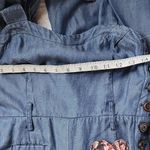 Elevenses Anthropologie   Blue Denim Jumpsuit Size 6 Photo 6
