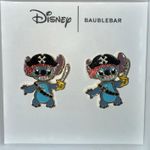Disney New  X Baublebar Stitch Dressed As A Pirate Dangle Halloween Stud Earrings Photo 0
