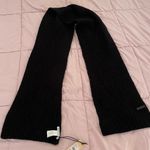 Rebecca Minkoff NWT Traveling Rib Black Knit Scarf, size 76x10” Photo 4