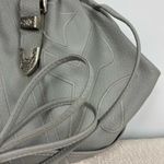Gray Western Embroidered Oval Clutch Crossbody Buckle Purse‎ Photo 5
