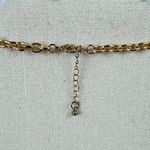 EXPRESS Women's Beaded Chandelier Adjustable Necklace Blue & Gold Photo 5