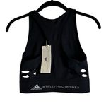 Adidas Stella McCartney Seamless Crop Top Black Activewear Size Small Photo 6