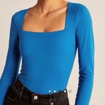 Abercrombie & Fitch Blue Abercrombie Bodysuit Photo 0