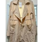 PRETTYGARDEN  Tie Cardigan. Cream Pocket Drawstring (182) Photo 0