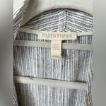 Eileen Fisher  Organic Linen Cotton Ticking Stripe Jacket size medium Photo 6
