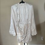 House Of CB  'Khristen' Ivory Satin Blouson‎ Dress /Size M NWOT Photo 1