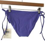 Mara Hoffman Lei Amnesia Purple Side Tie Brazilian Bikini Bottoms Size Large Photo 5