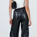 Princess Polly LISTA FAUX LEATHER ELASTIC POCKET PANTS Photo 2