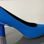 Tibi  Zo Pumps Blue Heels Size 38.5 Photo 0